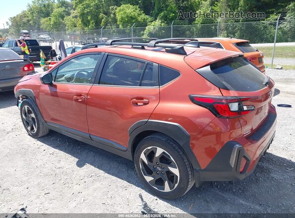 4S4GUHM67R3717065 2024 SUBARU CROSSTREK Orange Задня ліва чверть