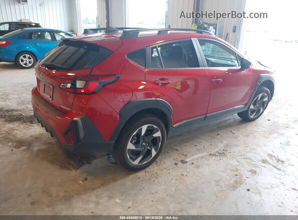 4S4GUHM67S3765154 2025 SUBARU CROSSTREK Red Задня права чверть