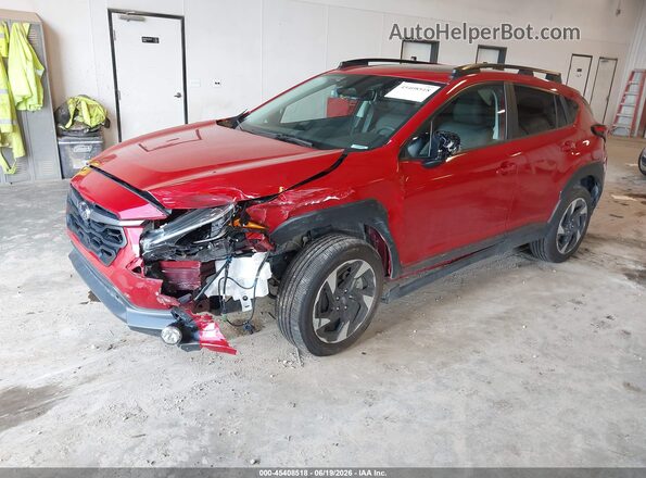4S4GUHM67S3765154 2025 SUBARU CROSSTREK Red Вид спереду