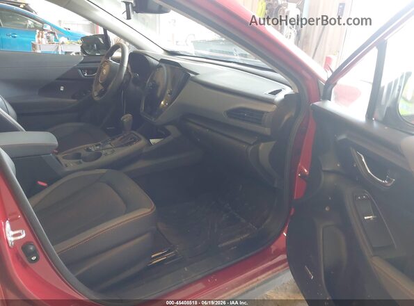 4S4GUHM67S3765154 2025 SUBARU CROSSTREK Red Вид салону спереду