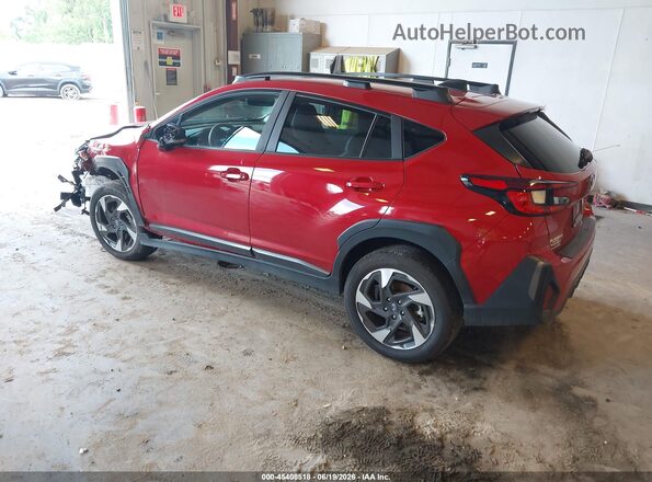 4S4GUHM67S3765154 2025 SUBARU CROSSTREK Red Задня ліва чверть