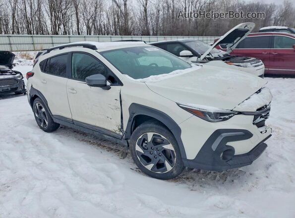 4S4GUHM67S3783606 2025 SUBARU CROSSTREK White Delantero derecho