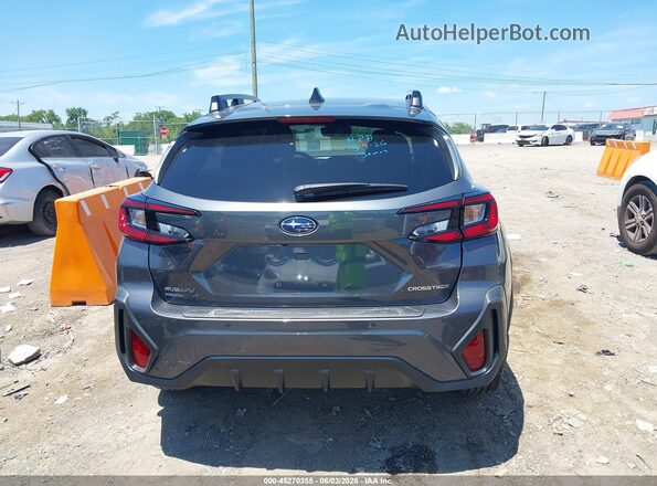 4S4GUHM68S3747388 2025 SUBARU CROSSTREK Gray 