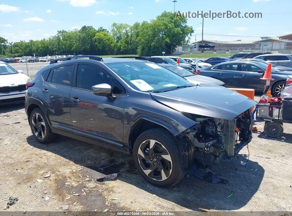 4S4GUHM68S3747388 2025 SUBARU CROSSTREK Gray 