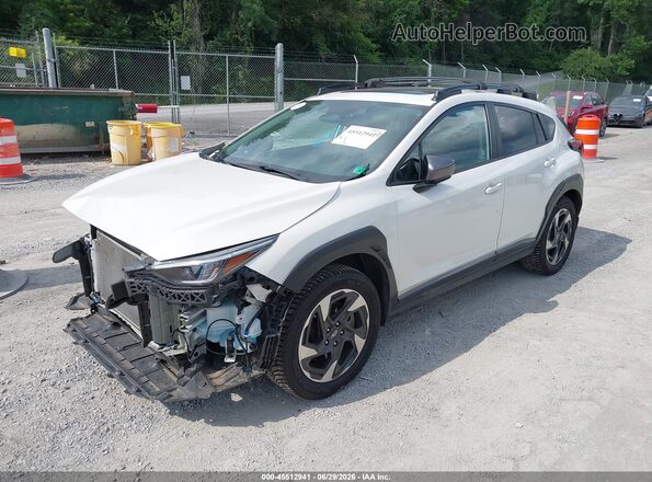 4S4GUHM69R3740430 2024 SUBARU CROSSTREK White Przód lewy