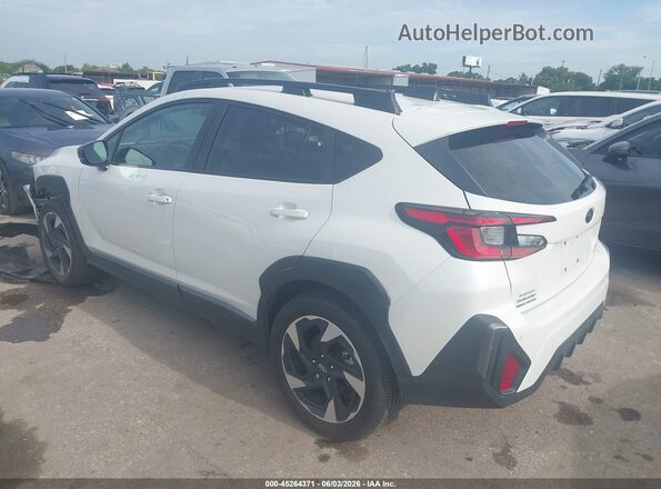 4S4GUHM69S3768556 2025 SUBARU CROSSTREK White Trasero izquierdo