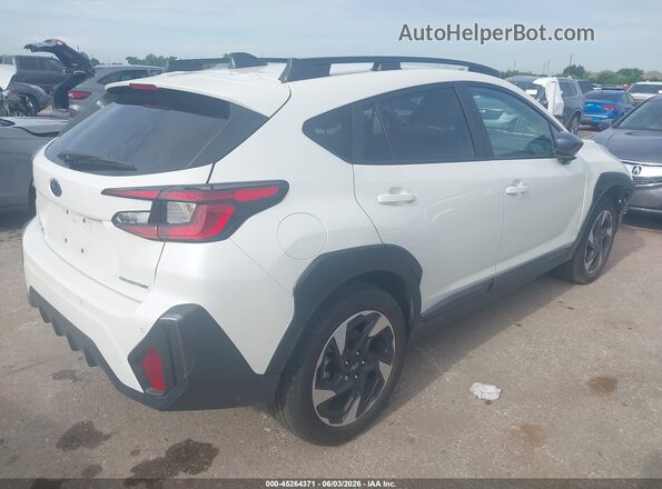 4S4GUHM69S3768556 2025 SUBARU CROSSTREK White Trasero derecho