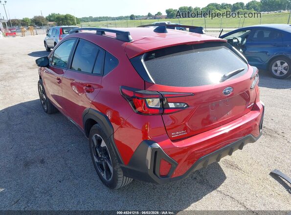 4S4GUHM6XR3801154 2024 SUBARU CROSSTREK Red უკანა მარცხენა