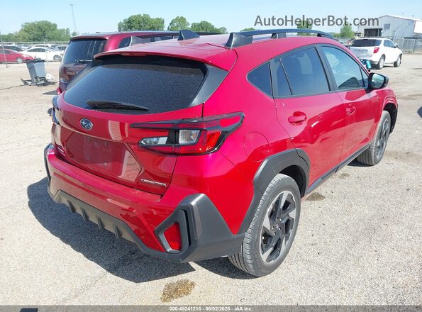 4S4GUHM6XR3801154 2024 SUBARU CROSSTREK Red უკანა მარჯვენა