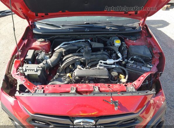 4S4GUHM6XR3801154 2024 SUBARU CROSSTREK Red უკანა ხედი