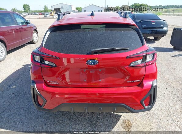 4S4GUHM6XR3801154 2024 SUBARU CROSSTREK Red 