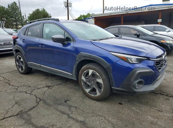 4S4GUHM6XS3720225 2025 SUBARU CROSSTREK Blue Delantero derecho