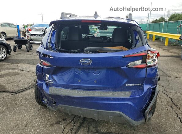 4S4GUHM6XS3720225 2025 SUBARU CROSSTREK Blue Vista trasera