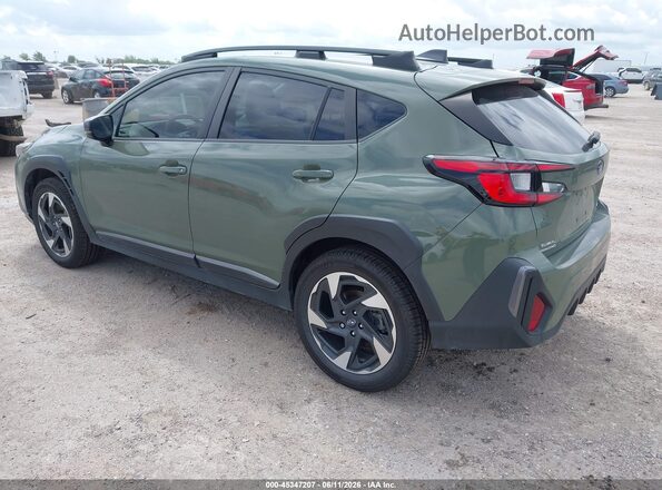 4S4GUHN67R3736052 2024 SUBARU CROSSTREK Green Tył lewy