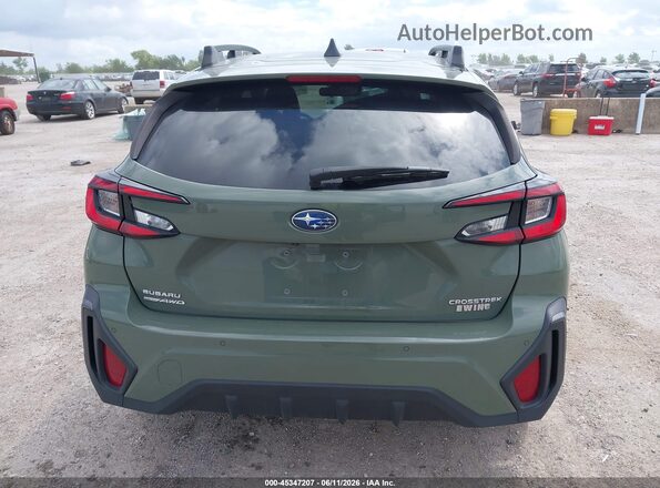4S4GUHN67R3736052 2024 SUBARU CROSSTREK Green 