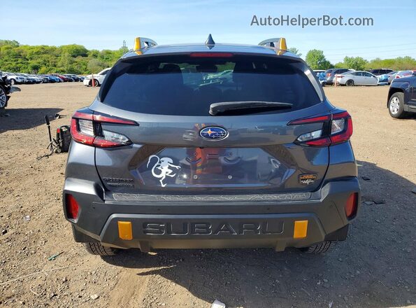 4S4GUHT60S3701250 2025 SUBARU CROSSTREK Charcoal უკანა ხედი