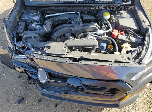 4S4GUHT60S3701250 2025 SUBARU CROSSTREK Charcoal ძრავის განყოფილების ხედი