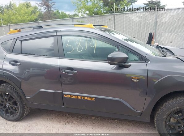 4S4GUHT61S3700852 2025 SUBARU CROSSTREK Gray Սալոնի հետևի տեսք