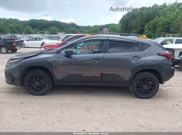 4S4GUHT61S3700852 2025 SUBARU CROSSTREK Gray Սալոնի 360 աստիճան տեսք