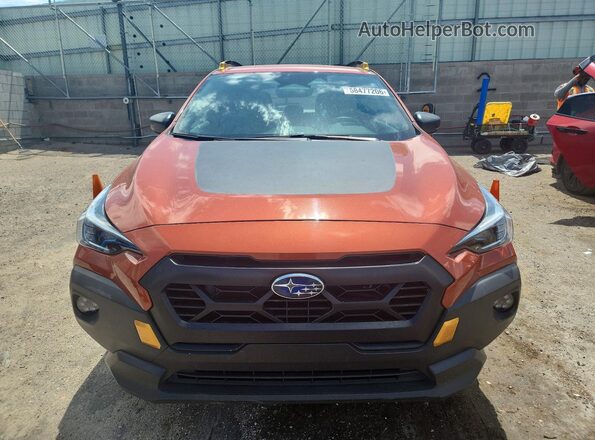 4S4GUHT66R3840390 2024 SUBARU CROSSTREK Оранжевый Вид спереди