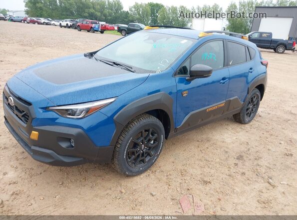 4S4GUHT66T3754116 2026 SUBARU CROSSTREK Blue Передня ліва чверть