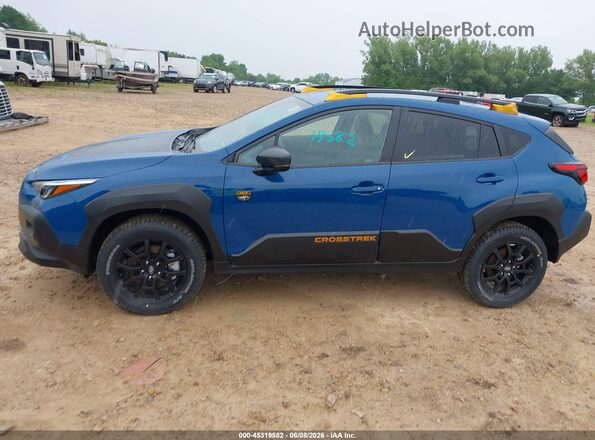 4S4GUHT66T3754116 2026 SUBARU CROSSTREK Blue Панорамний вид салону 360°