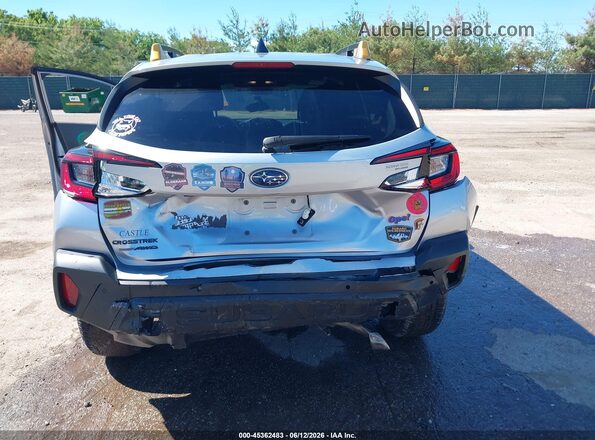 4S4GUHT67R3783679 2024 SUBARU CROSSTREK Silver Vista frontal