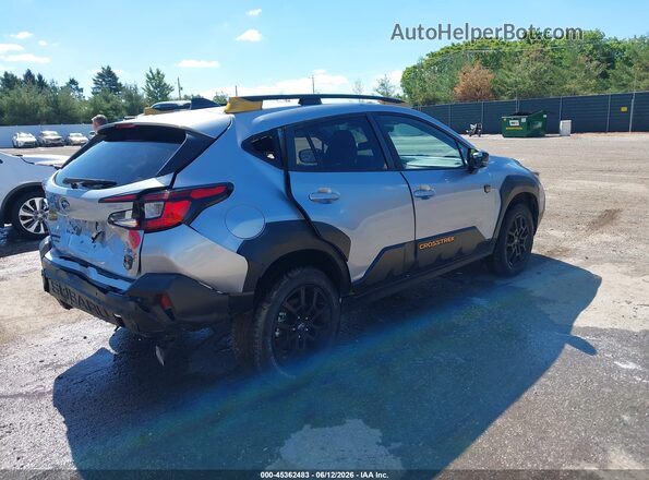 4S4GUHT67R3783679 2024 SUBARU CROSSTREK Silver Trasero derecho