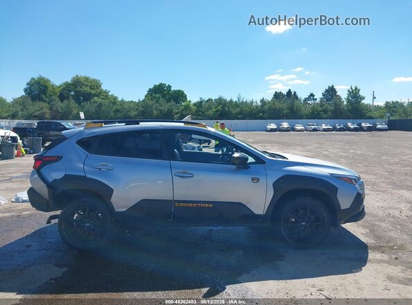 4S4GUHT67R3783679 2024 SUBARU CROSSTREK Silver Vista interior trasera