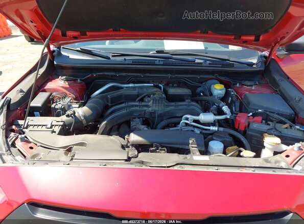 4S4GUHT68R3749492 2024 SUBARU CROSSTREK Red Widok z tyłu