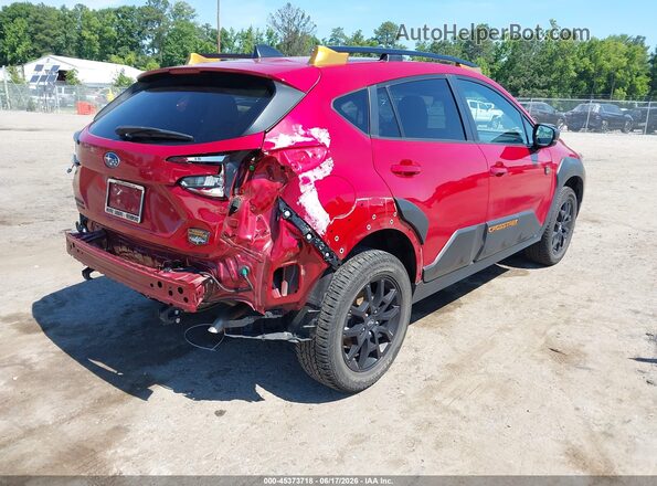 4S4GUHT68R3749492 2024 SUBARU CROSSTREK Red Tył prawy