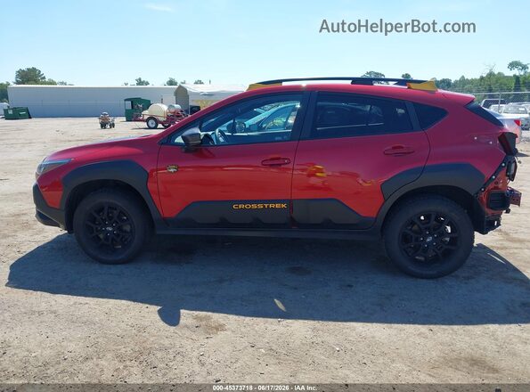 4S4GUHT68R3749492 2024 SUBARU CROSSTREK Red Widok wnętrza 360 stopni