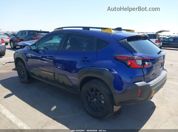 4S4GUHU60S3755551 2025 SUBARU CROSSTREK Синий Задняя левая четверть