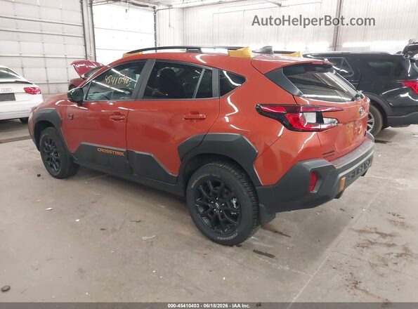 4S4GUHU63R3832603 2024 SUBARU CROSSTREK Orange Rear left