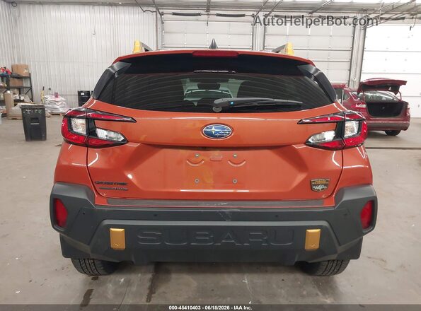 4S4GUHU63R3832603 2024 SUBARU CROSSTREK Orange 