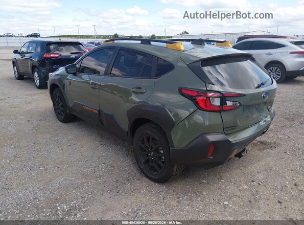 4S4GUHU64R3785033 2024 SUBARU CROSSTREK Зеленый Задняя левая четверть