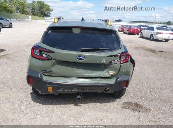 4S4GUHU64R3785033 2024 SUBARU CROSSTREK Зеленый Вид спереди