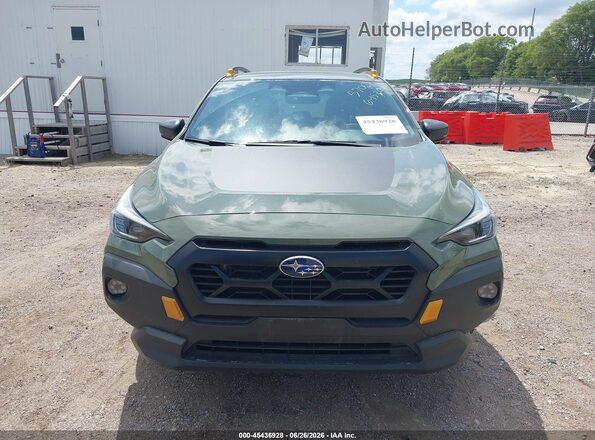 4S4GUHU64R3785033 2024 SUBARU CROSSTREK Зеленый Вид щитка приборов