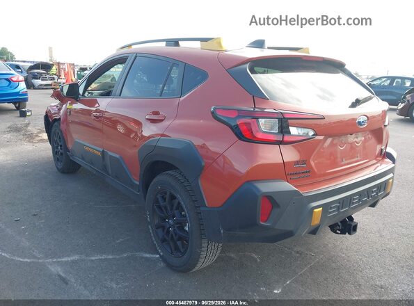 4S4GUHU65S3746165 2025 SUBARU CROSSTREK Orange Rear left