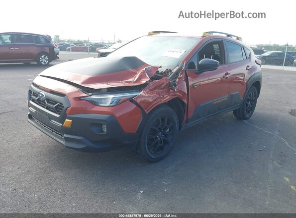 4S4GUHU65S3746165 2025 SUBARU CROSSTREK Orange Front left
