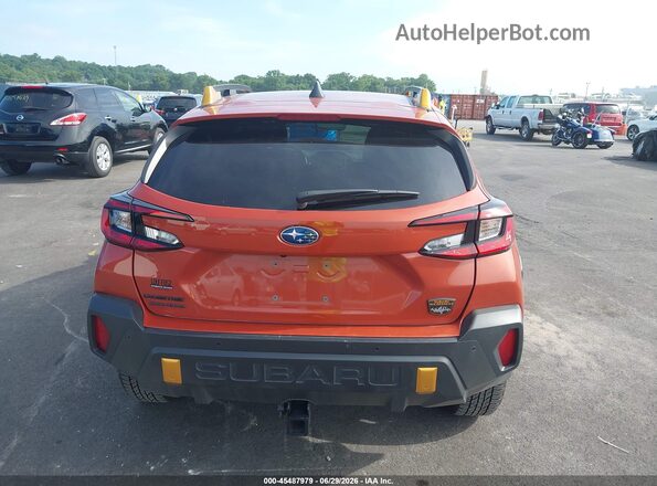 4S4GUHU65S3746165 2025 SUBARU CROSSTREK Orange 