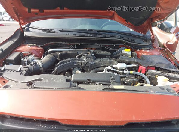 4S4GUHU65S3746165 2025 SUBARU CROSSTREK Orange Rear view