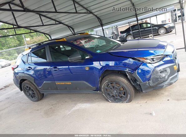 4S4GUHU65S3773141 2025 SUBARU CROSSTREK Blue Սարքավորումների վահանակի տեսք