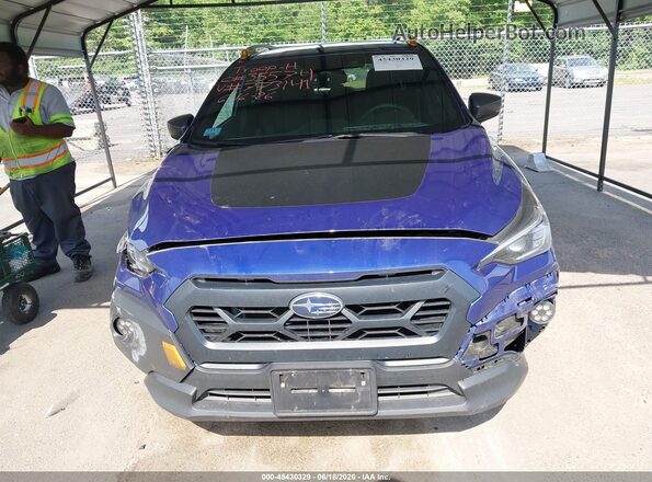 4S4GUHU65S3773141 2025 SUBARU CROSSTREK Blue Առջևի վահանակի տեսք