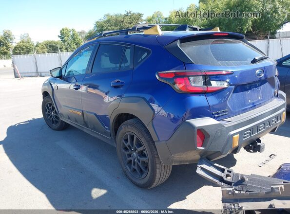 4S4GUHU66R3735752 2024 SUBARU CROSSTREK Blue Задня ліва чверть