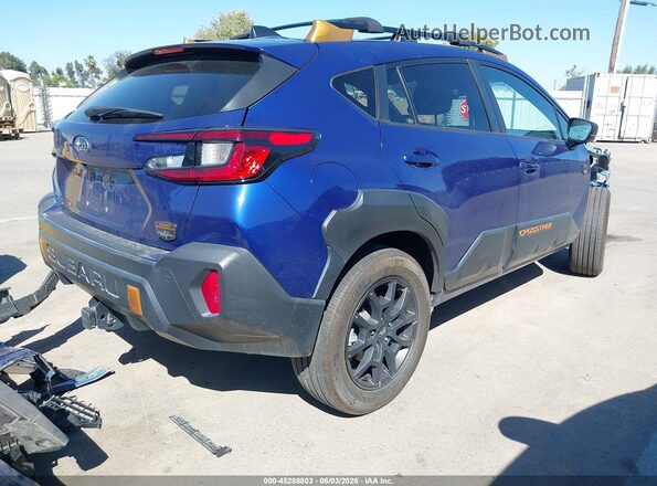 4S4GUHU66R3735752 2024 SUBARU CROSSTREK Blue Задня права чверть