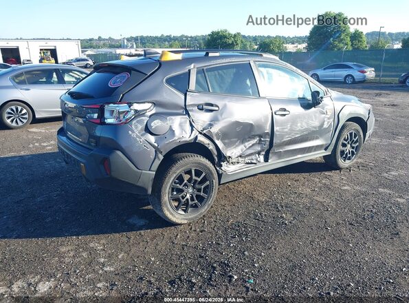 4S4GUHU66S3775416 2025 SUBARU CROSSTREK Gray Задня права чверть
