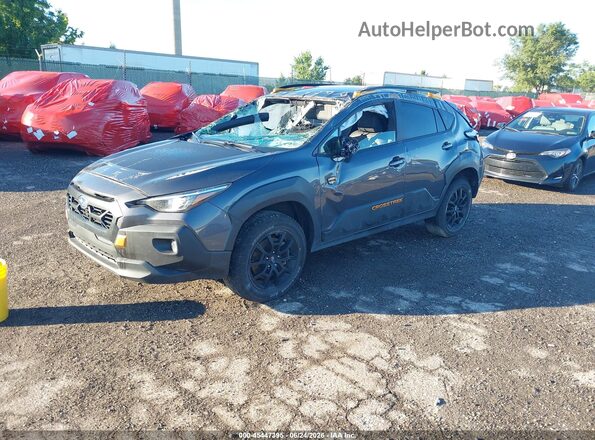 4S4GUHU66S3775416 2025 SUBARU CROSSTREK Gray Передня ліва чверть