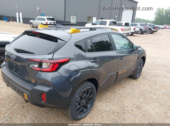 4S4GUHU66T3767950 2026 SUBARU CROSSTREK Gray Задня права чверть