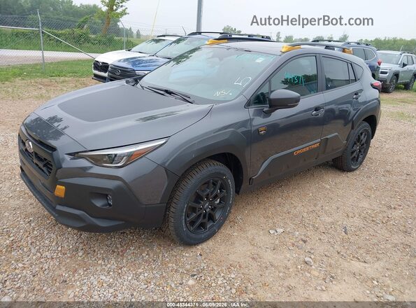 4S4GUHU66T3767950 2026 SUBARU CROSSTREK Gray Передня ліва чверть